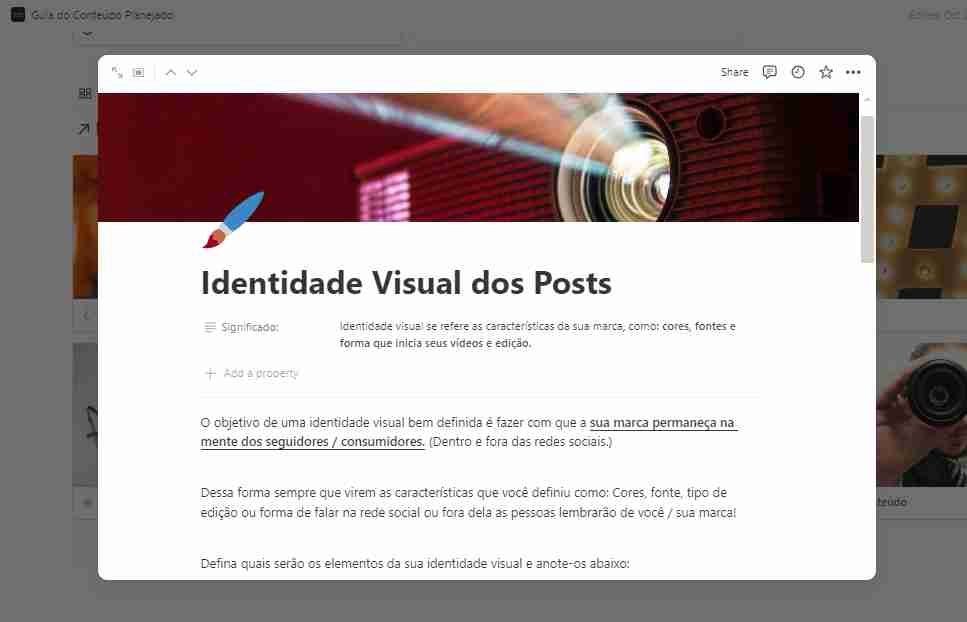 Identidade visual de posts, branding, cores, fontes e elementos gráficos para marcas famosas.