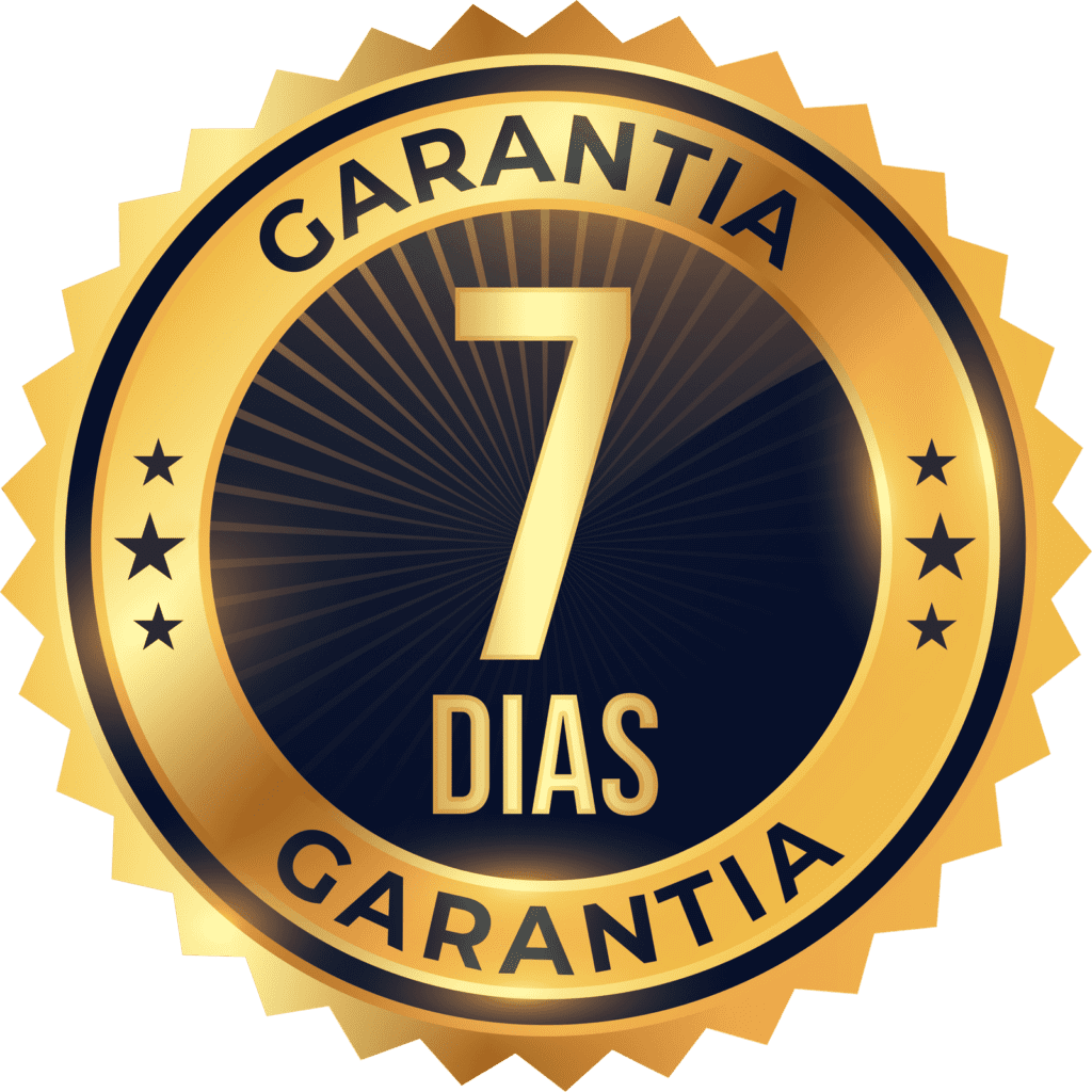 1. Selo de garantia de 7 dias para serviços de instalação e manutenção de câmeras de segurança.