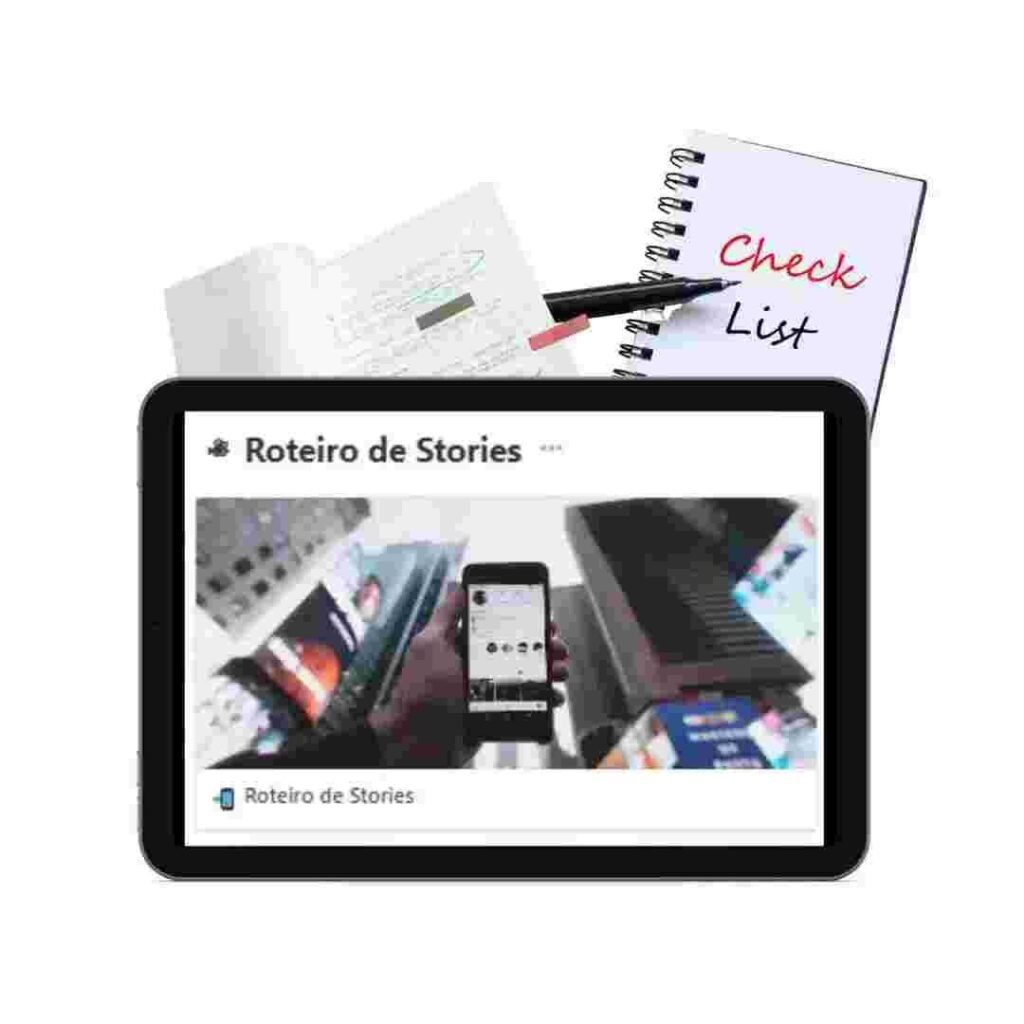 Planejamento de conteúdo digital com foco em storytelling e estratégias de redes sociais.